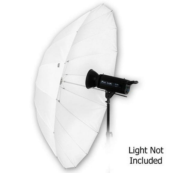 Fotodiox Pro 16-rib, 60in Shoot-Through Neutral White Diffusion Parabolic Umbrella