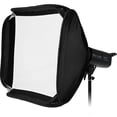thumbnail image 1 of Fotodiox Pro 24x24in (60x60cm) Foldable Softbox for Studio Strobe/Flash with Soft Diffuser and Dedicated Speedring Insert for Quantum Qflash, 1 of 7