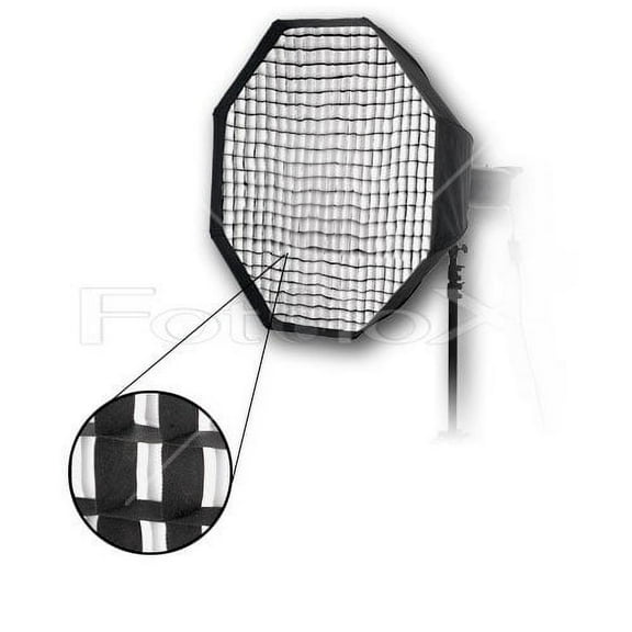 Fotodiox Pro 36in (90cm) Octagon Softbox PLUS Grid (Eggcrate) for Studio Strobe/Flash with Soft Diffuser and Dedicated Speedring for Novatron M Series and FC Series