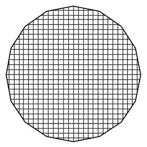 Fotodiox Pro 48" Eggcrate Grid for Deep EZ-Pro Parabolic Softboxes - Fits 48 inch Deep EZ-Pro Parabolic Softbox - 50 Degree Grid (2x2x1.5" Openings)