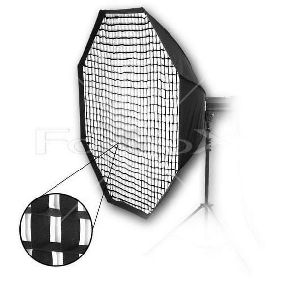 Fotodiox Pro 60in (150cm) Octagon Softbox PLUS Grid (Eggcrate) for Studio Strobe/Flash with Soft Diffuser and Dedicated Speedring for Comet
