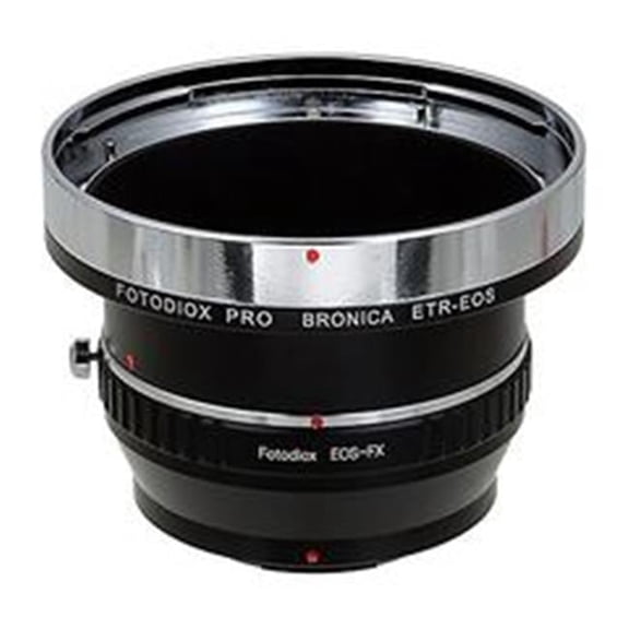Fotodiox ETR-EOS-FXRF-P Pro Lens Mount Adapter - Bronica ETR Mount SLR Lenses To Fujifilm X-Series Mirrorless Camera Body