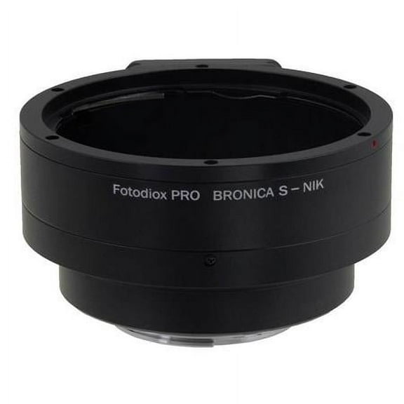 Fotodiox Pro Lens Mount Adapter - Bronica S SLR Lens to Nikon F Mount SLR Camera Body