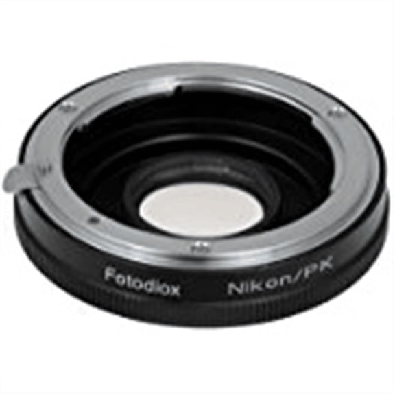 fotodiox pro lens mount adapter, nikon lens to pentax k camera such as ds, ds2, d, dl, dl2, k10d, k20d, k100d