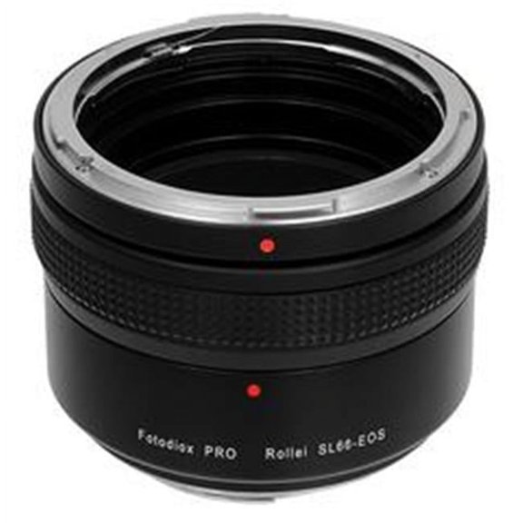 Fotodiox SL66-EOS-Pro Pro Lens Mount Adapter - Rolleiflex SL66 Series Lens To Canon EOS Mount SLR Camera Body with Built in Focusing Helicoid