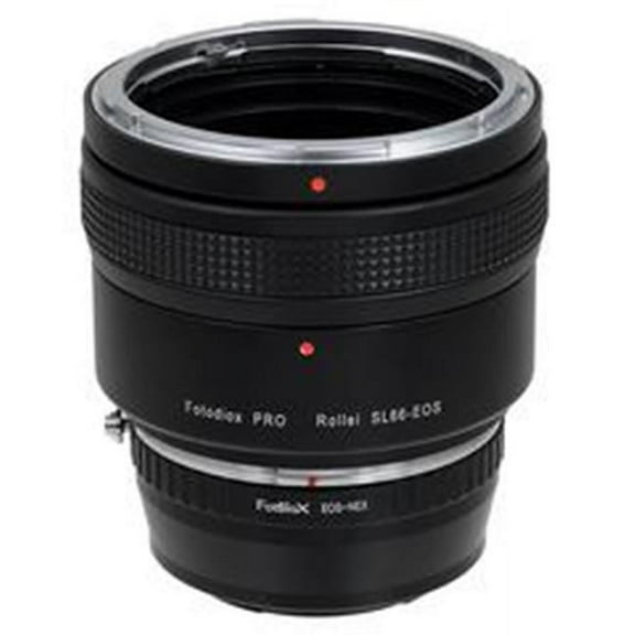 Fotodiox  Pro Lens Mount Adapter - Rolleiflex SL66 Series Lens To Sony Alpha E-Mount Mirrorless Camera Body