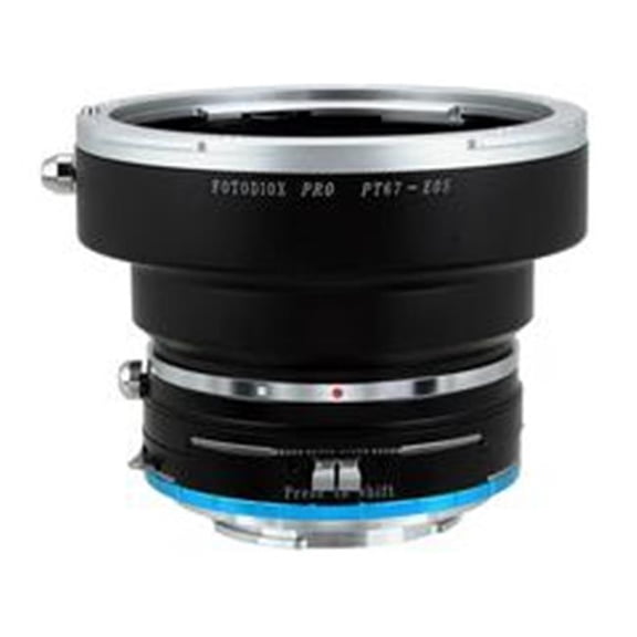 Fotodiox Pro Lens Mount Shift Adapter - Pentax 6 x 7 Mount SLR Lens To Sony Alpha E-Mount Mirrorless Camera Body