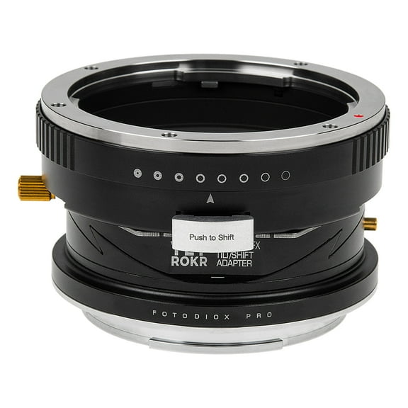 Fotodiox Pro TLT ROKR with Built-In Aperture Control Dial - Tilt / Shift Lens Mount Adapter Compatible with Pentax 645 (P645) Mount D FA & DA Auto Focus Lenses to fit Fuji G-Mount Mirrorless Cameras