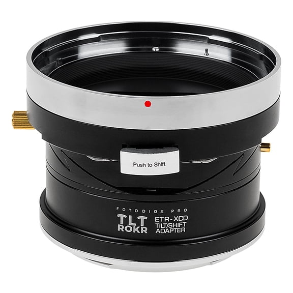 Fotodiox Pro TLT ROKR - Tilt / Shift Lens Mount Adapter Compatible with Bronica ETR Mount Lens to Hasselblad X System (XCD) Mount Cameras