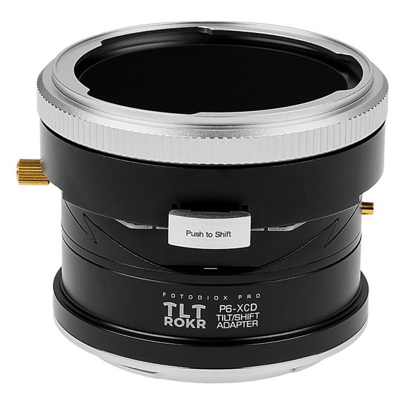 Fotodiox Pro TLT ROKR - Tilt / Shift Lens Mount Adapter Compatible with Pentacon 6 (Kiev 66) Lens to Hasselblad X System (XCD) Mount Cameras