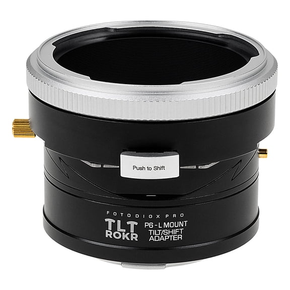 Fotodiox Pro TLT ROKR - Tilt / Shift Lens Mount Adapter Compatible with Pentacon 6 (Kiev 66) Lens to L-Mount Alliance Mirrorless Cameras