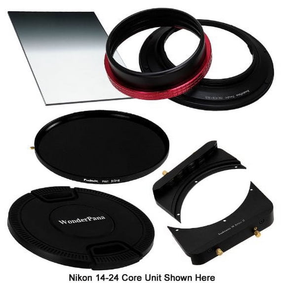 Fotodiox Pro WonderPana 66 FreeArc Essentials ND 0.6HE Kit - Rotating Filter Holder, Lens Cap, Fotodiox Pro 6.6"x8.5" Hard Edge 0.6 Graduated Neutral Density (2-Stop Grad ND) and 145mm ND16 (4-