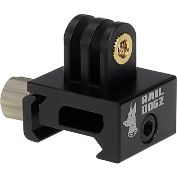 Fotodiox RAIL DOGZ 3-Prong Picatinny Gun Rail Mount for GoPro Camera