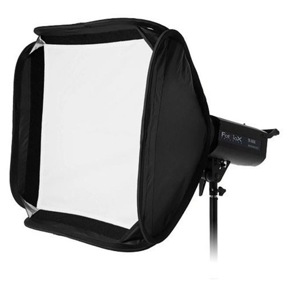 Fotodiox SB-Fldbl-20x20-MultiV 20 x 20 in. Pro Foldable Softbox Plus Grid with Multiblitz V Speedring for Multiblitz V, Varilux & Compatible Strobes