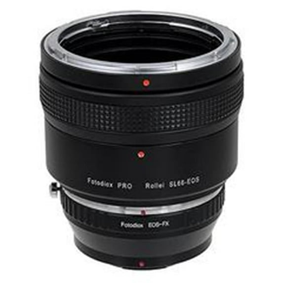 Fotodiox SL66-EOS-FXRF Pro Lens Mount Adapter - Rolleiflex SL66 Series Lens To Fujifilm X-Series Mirrorless Camera Body