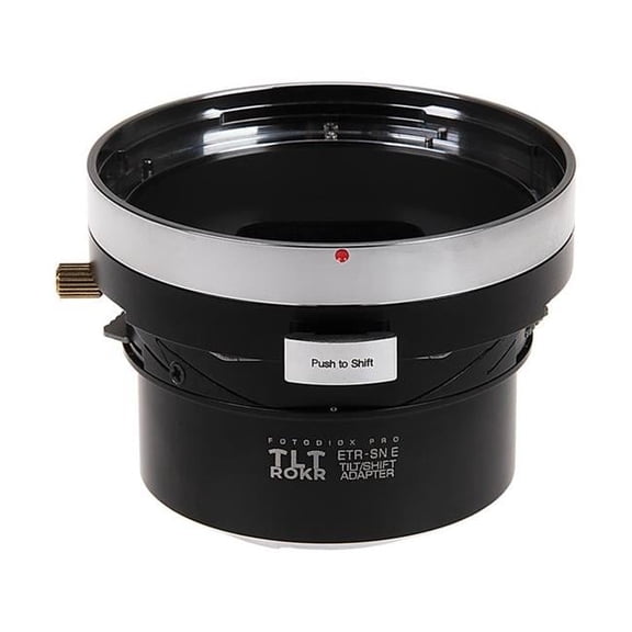 Fotodiox TLTROKR-ETR-SnyE Tilt & Shift Lens Mount Adapter for Sony Alpha E-Mount Camera Body