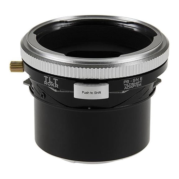Fotodiox TLTROKR-P6-SnyE Tilt & Shift Lens Mount Adapter for Pentacon 6 Sony Alpha Camera Body