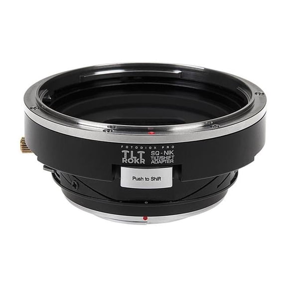 Fotodiox TLTROKR-SQ-NikF Tilt & Shift Lens Mount Adapter for Bronica SQ Mount to Nikon Camera Body
