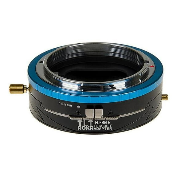Fotodiox TLTROKR-FD-SnyE Tilt & Shift Lens Mount Adapter for Canon FD & FL 35mm SLR lenses to Sony Alpha E-Mount Mirrorless Camera Body