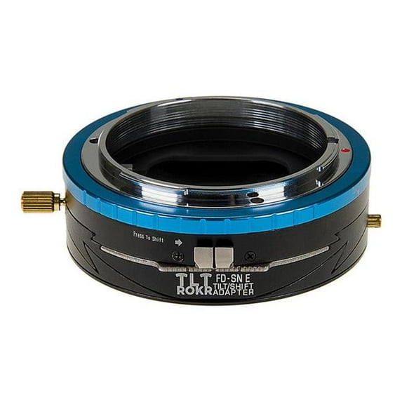 Fotodiox TLTROKR-FD-SnyE Tilt & Shift Lens Mount Adapter for Canon FD & FL 35mm SLR lenses to Sony Alpha E-Mount Mirrorless Camera Body