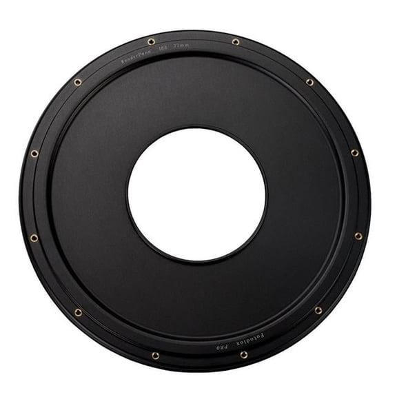 Fotodiox WP186-77186-SU 186 mm Step-Up Ring - Anodized Black Metal Aluminum Step Up Ring for 77 mm Lens Thread To Round Filters