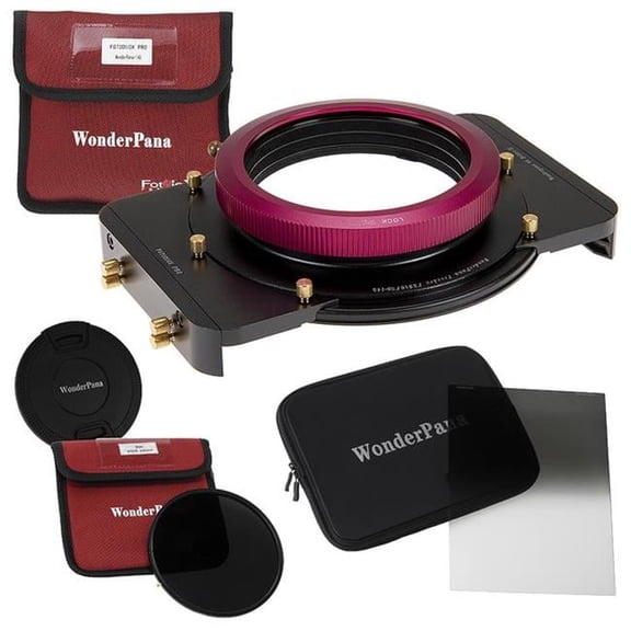 Fotodiox WPFA-Esntl-ND16-9HE-FX816f28 ND16 & GND 0.9HE Filter Holder for Fujifilm Lens