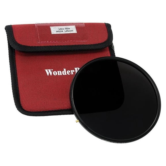 Fotodiox WndPn145-Slim-ND16 Pro 145 mm Ultra Slim Neutral Density 16 Filter - Pro1 Ultra Slim Multi-Coated ND