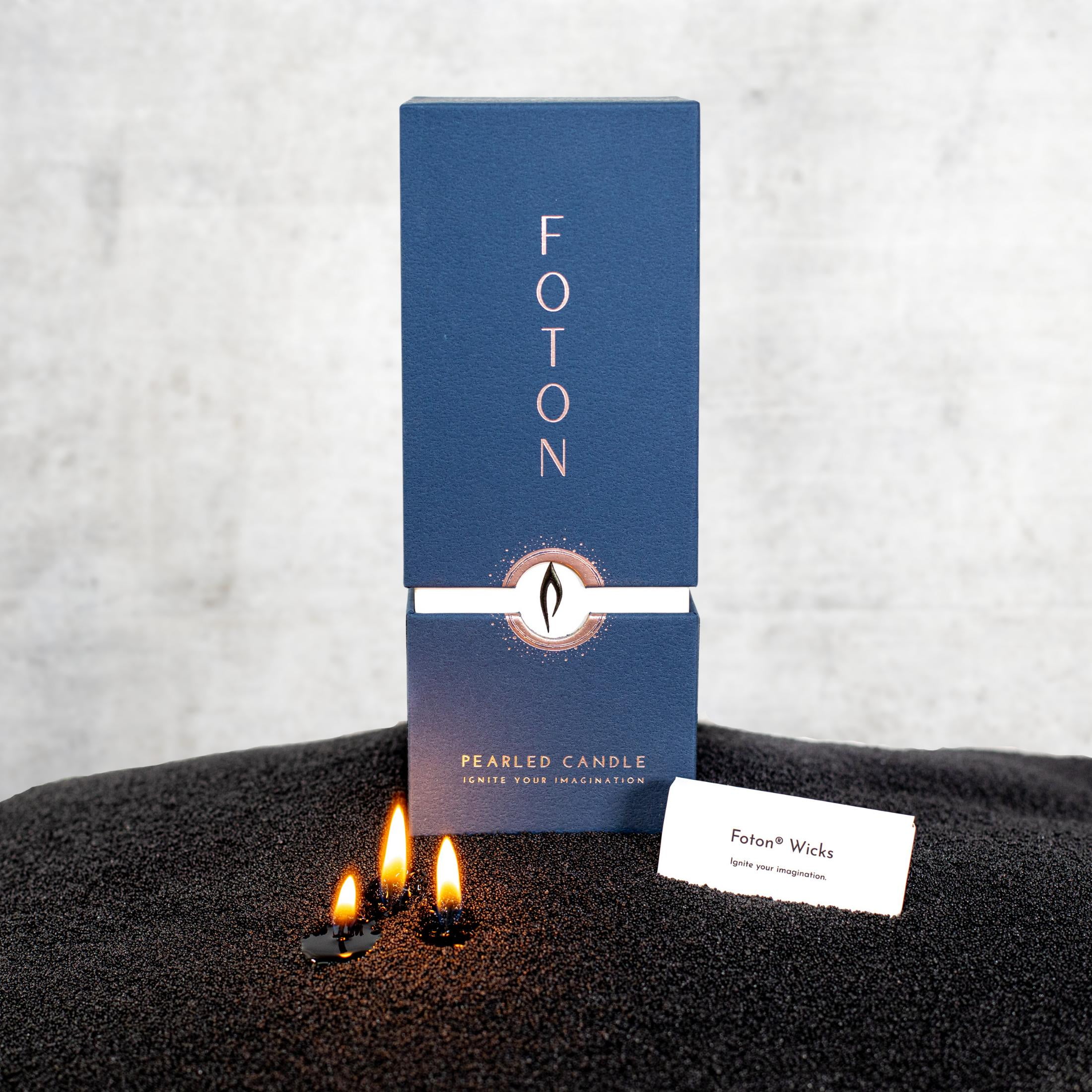 Foton Pearled Candle Colored 18 Oz