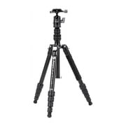Fotopro 58" Aluminum Camera Tripod with Ball Head, Lightweight & Stable, Detachable Monopod with QR Plate, Inverted Center Column, Max Load 8kg/17.6 lbs, X-Go Gecko E 2