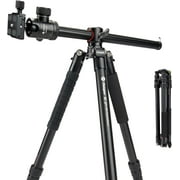 Fotopro 61" Horizontal Tripod with 360 Rotation Center Column, Aluminum Ball Head, Multi Angle, Heavy Duty Camera Tripod Monopod, Overhead/Macro Shots, Max Load 17.6 lbs, X-Go HR Chameleon