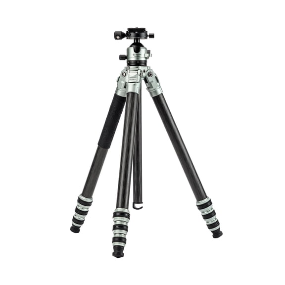 Fotopro 63" Travel Camera Tripod, Anti-Sand 44mm Ball Head, Lightweight Professional Carbon Fiber DSLR Tripod Stand, Arca-Swiss Quick Release Plate with Safety Lock, 22lbs Load, MP-6