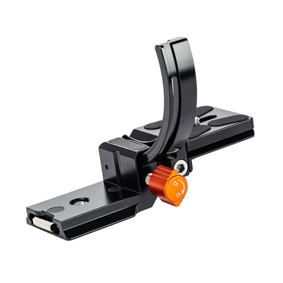 Fotopro Camera Vertical Bracket,1/4''Rotatable Collar Mount Plate,Tripod Mount Ring Lens Mount for DSLR,Supporting Lens Horizontal and Vertical