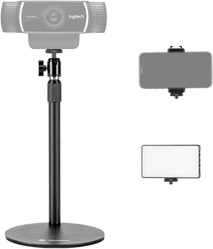 Webcam Tripod Stand With 360 Ball Head Desktop Tripod For Logitech C920 Tripod