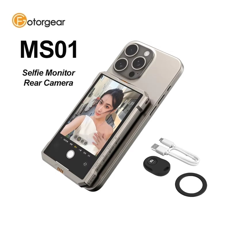 Bildschirm Projektions monitor Magnetisches Telefon Rückfahr kamera Selfie Vlogg Bildschirm Projektions monitor Magnetisches Telefon Rückfahr kamera Selfie Vlogg