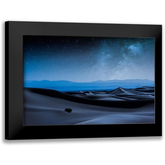 Fotouhi, Mohammad 14x11 Black Modern Framed Museum Art Print Titled - Desert Galaxy