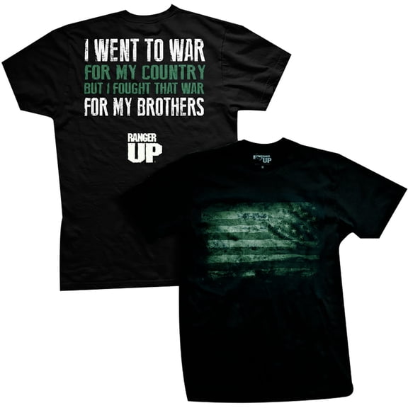 Fought For My Brothers T-Shirt - Small - Black
