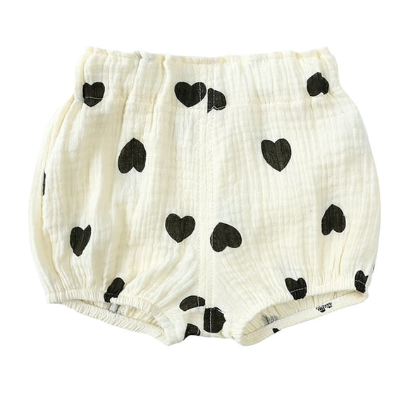 Fouhkni Baby Girls Boys Bloomer Shorts Toddler Unisex Loose Cute Floral Ruffle High Waisted Panties Shorts