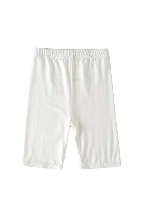 Girls Toddler Biker Shorts Kids High Waisted Under Dress Dance Solid Color Active Tights Shorts