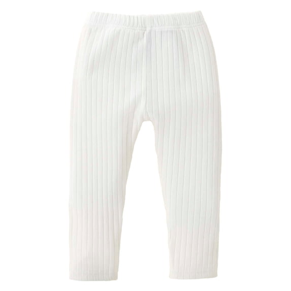 Fouhkni Newborn Baby Boys Girls Leggings Fall Winter Solid Color Stretchy Slim Fitted Tight Pants