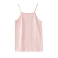 thumbnail image 1 of Fouhkni Toddler Kids Girls Tops Sleeveless Basic Pajama T Shirt Solid Color Fashion Casual Blouses, 1 of 5