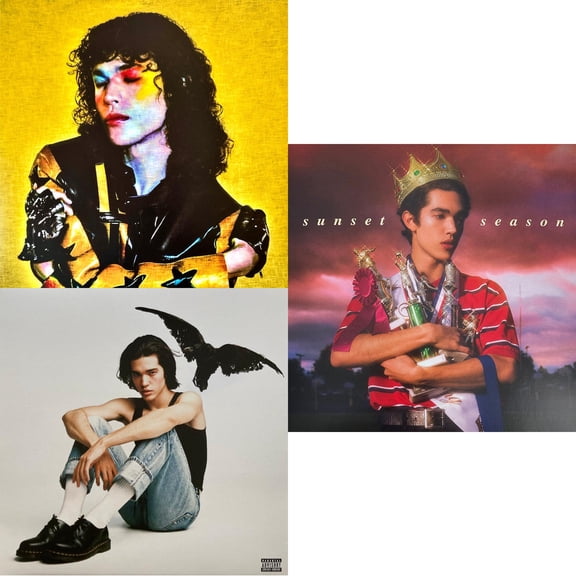 Found Heaven (Found Heaven Yellow LP Vinyl) & Kid Krow (X) & Sunset Season Ep (Translucent Blue LP Vinyl)