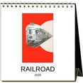 Found Image Press, Railroad 2025 Easel Desk Calendar