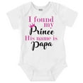 thumbnail image 1 of Found My Prince Grandpa Granddaughter Bodysuit Jumper Girls Infant Baby Brisco Brands 6M, 1 of 6