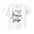 thumbnail image 1 of Found My Prince Grandpa Granddaughter Youth T Shirt Tee Girls Infant Toddler Brisco Brands 18M, 1 of 5