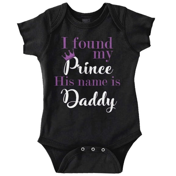 Found My Prince Its Daddy Crown Bodysuit Jumper Girls Infant Baby Brisco Brands 12M