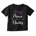 thumbnail image 1 of Found My Prince Its Daddy Crown Youth T Shirt Tee Girls Infant Toddler Brisco Brands 12M, 1 of 5