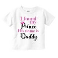 thumbnail image 1 of Found My Prince Its Daddy Crown Youth T Shirt Tee Girls Infant Toddler Brisco Brands 5T, 1 of 5