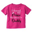 thumbnail image 1 of Found My Prince Its Daddy Crown Youth T Shirt Tee Girls Infant Toddler Brisco Brands 6M, 1 of 5