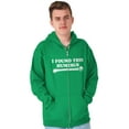 thumbnail image 1 of Found This Humerus Bone Doctor Pun Zip Up Hoodie Men's Women's Brisco Brands 3X, 1 of 6