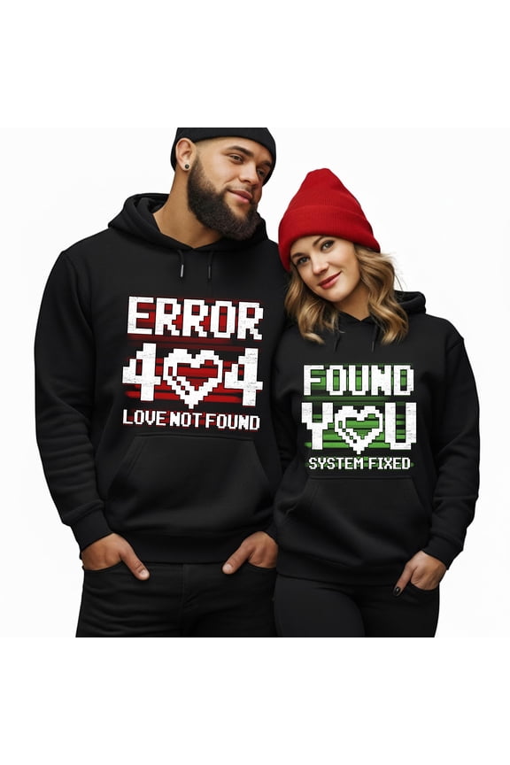 Found You Pullover Hoodie - Couple Matching Hoodie - Funny Gamer Sweatshirt - Tech Humor Hoodie